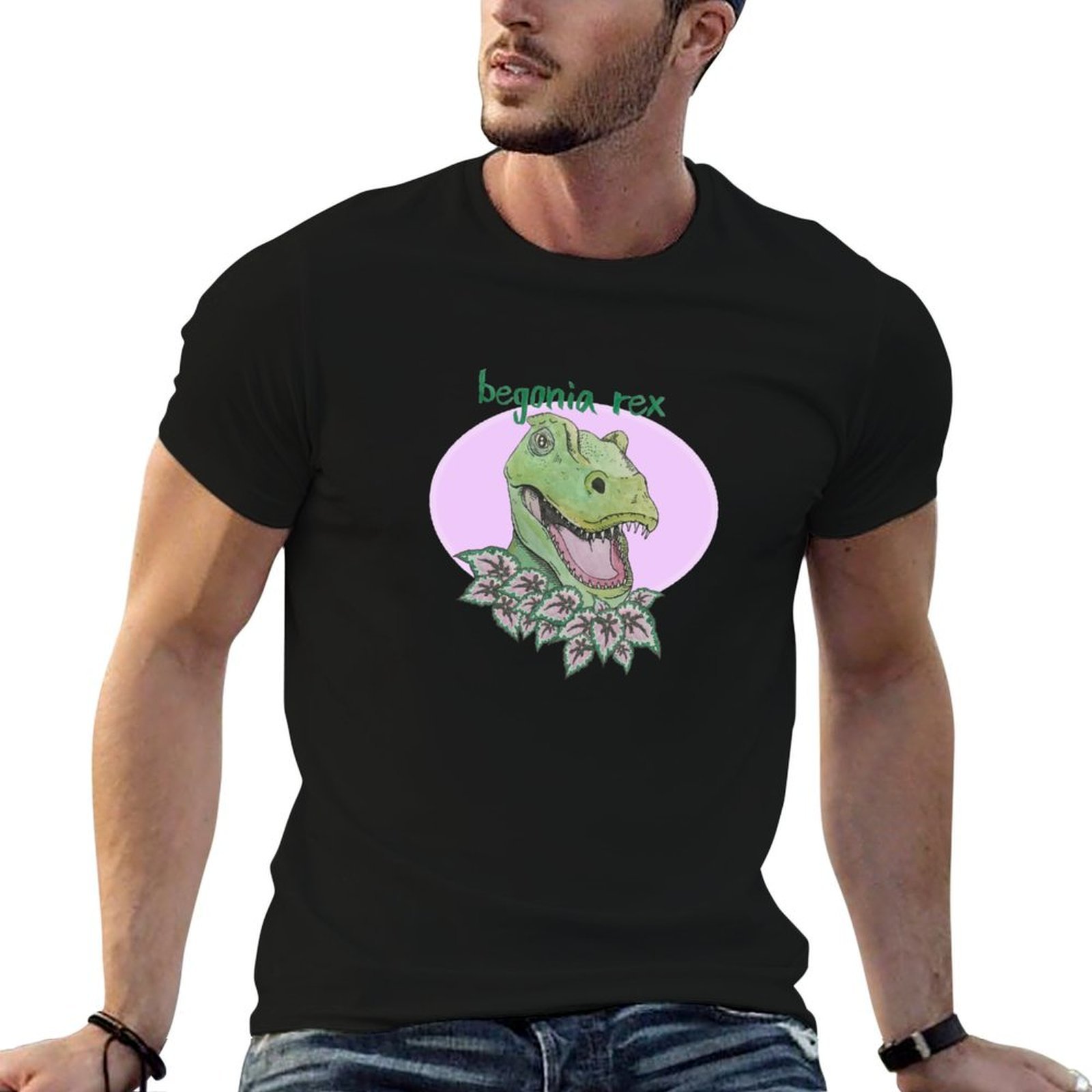 Begonia Rex - Camiseta con estampado de una begonia