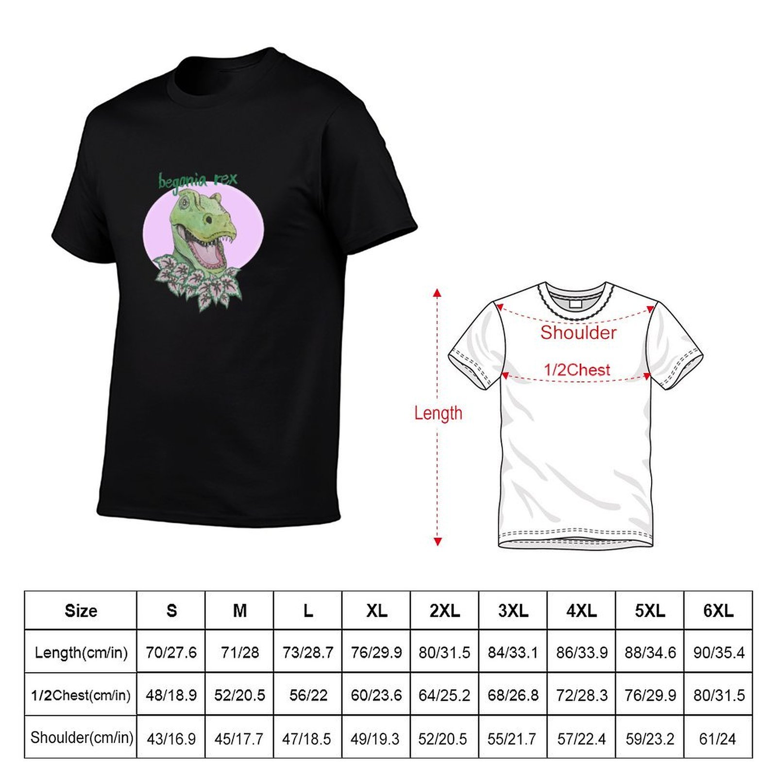 Camiseta con estampado de una  - Begonia Rex reseña y precio