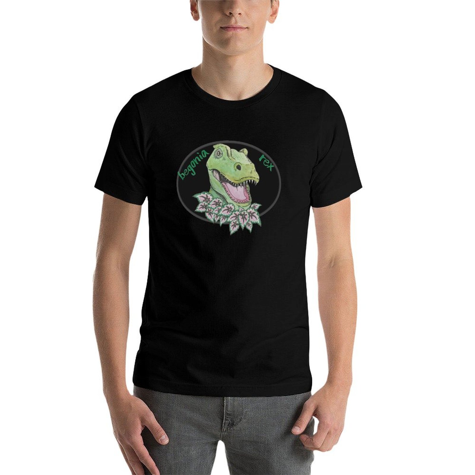 Camiseta T rex begonia, casual - Begonia Rex reseña y precio